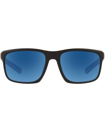 Native Eyewear Wells Polarized Rectangular Sunglasses - Blue