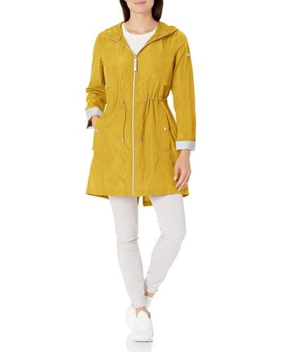Vince Camuto Parka In A Pocket - Yellow