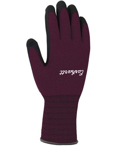 Carhartt All Purpose Nitrile Grip Glove - Purple