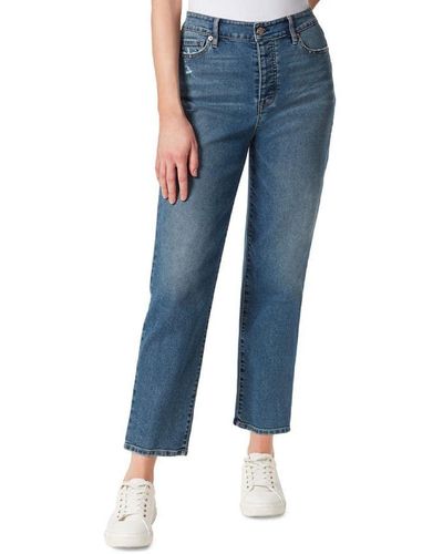 Jessica Simpson Size Throwback Vintage Straight Ankle Jean - Blue