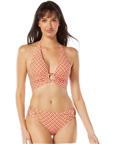 Carmen Marc Valvo Standard Halter Bikini Top - Multicolor