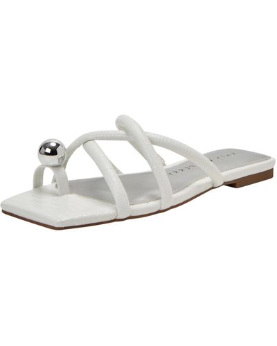 Katy Perry The Camie Toe Thong Sandal Flat - White