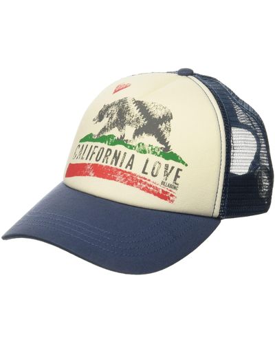 Billabong California Love Pitstop Adjustable Trucker Hat - Blue