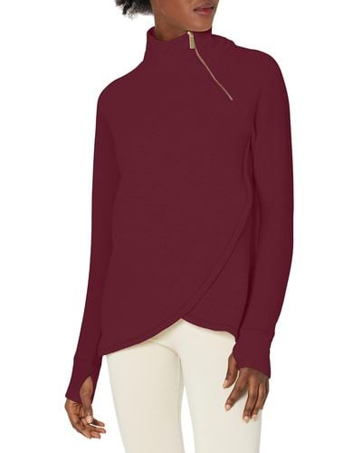 Jockey S Long Sleeve Asymmetrical Pullover Shirt - Multicolor