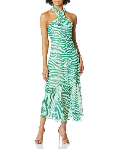 Sam Edelman Stripe Graphic Maxi Dress - Green
