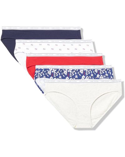 Tommy Hilfiger S Underwear Classic Cotton Logoband Bikini Panties - White