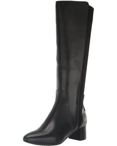 Cole Haan The Go-to Block Heel Tall Boot 45mm Fashion - Black