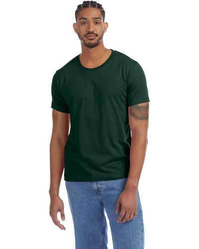 Alternative Apparel T, Cool Blank Cotton Shirt, Short Sleeve Go-to Tee, Varsity Green, Small