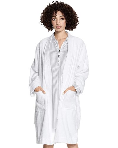 UGG Lorie Terry Robe Sleepwear - White