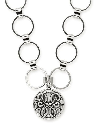 ALEX AND ANI V18mn20rs,path Of Life Magnetic Necklace,rafaelian Silver,silver,necklace - Metallic