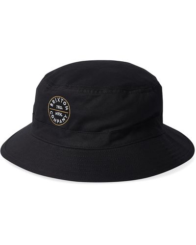 Brixton Pledge Bucket Hat Black