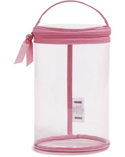 Vera Bradley Clear Toiletry & Accessories Organizer Bag - Pink