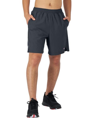 Champion , Mvp With Total Support Pouch, Running Shorts For With Liner, 5", Stealth Hd C Logo, Xx-large - Blue