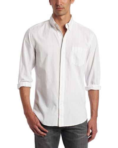 Lucky Brand Wanderer Dobby Shirt - White