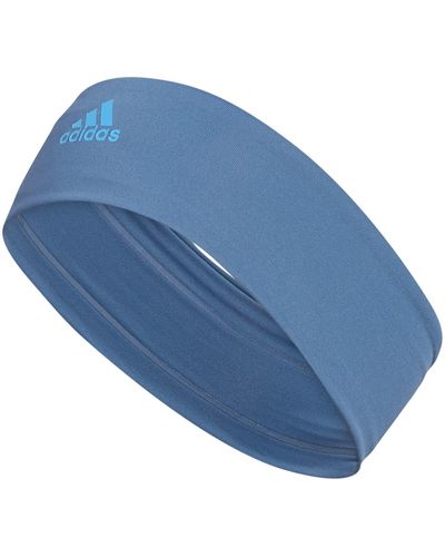 adidas Alphaskin 2.0 Elastic Headband - Blue