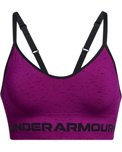 Under Armour Low Impact Sports Bra - Purple