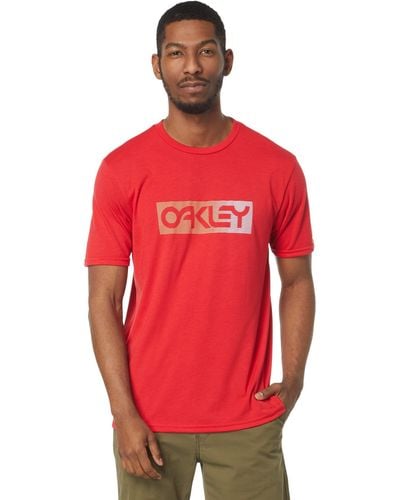 Oakley Erwachsene Gradient Lines B1b Rc Tee T-Shirt - Rot
