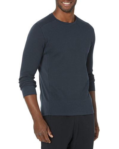 Vince S H Thermal L/s Crew - Blue