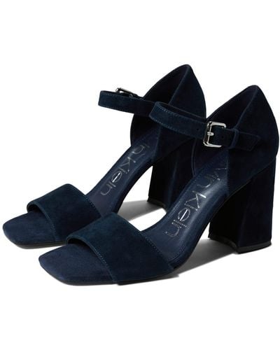 Calvin Klein Quelyn Heeled Sandal - Blue