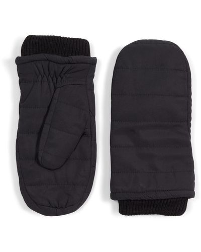 Vera Bradley Quilted Mitten Gloves - Black