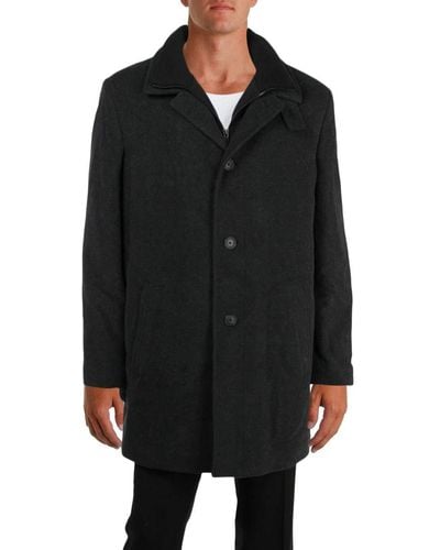 Calvin Klein Wool Blend Winter Jacket - Black