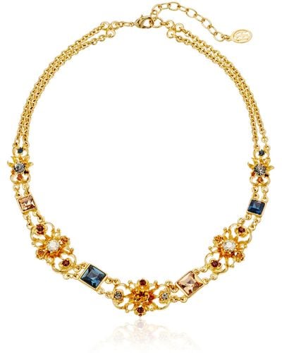 Ben-Amun Ben-amun Arabian Nights Collection Swarovski Crystal Gold Plated New York Fashion Jewelry - Metallic