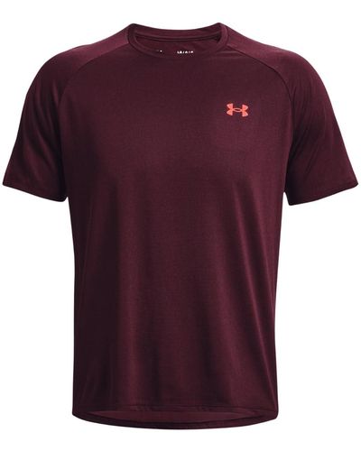 Under Armour Tech 2.0 Novelty Short-sleeve T-shirt, - Purple