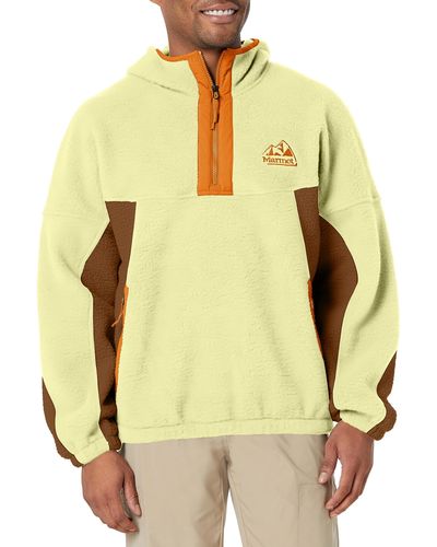 Marmot Super Aros Fleece Hoody Jacket - Yellow