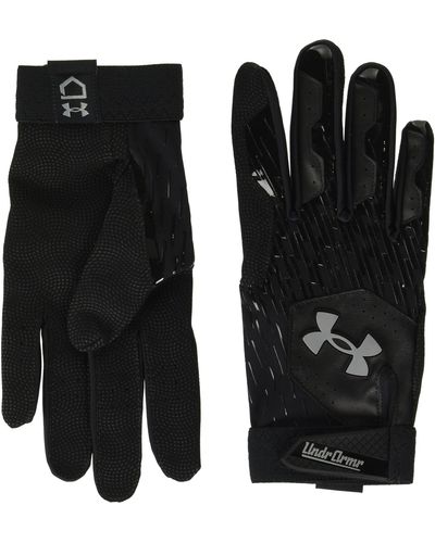 Under Armour Clean Up Baseball Gloves, - Black