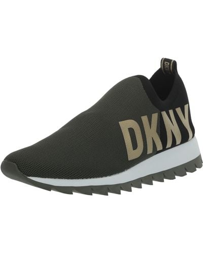 DKNY Lightweight Slip On Fashion Sneaker - Green