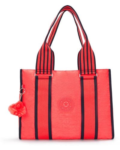 Kipling Layne Fc Tote Bag - Red