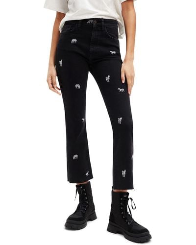 Desigual Capri and cropped jeans for Women | Online Sale up to 58% off |  Lyst