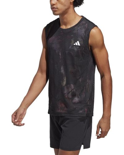 adidas Tennis Melbourne Sleeveless T-shirt - Black