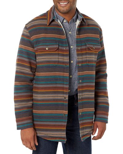 Pendleton Cotton Sherpa Lined Shirt Jkt - Gray