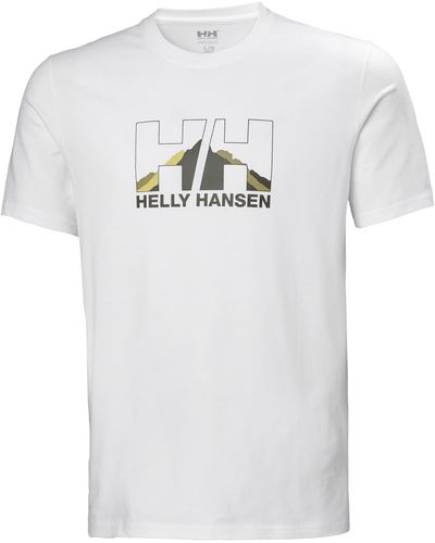 Helly Hansen Nord Graphic T-shirt - White