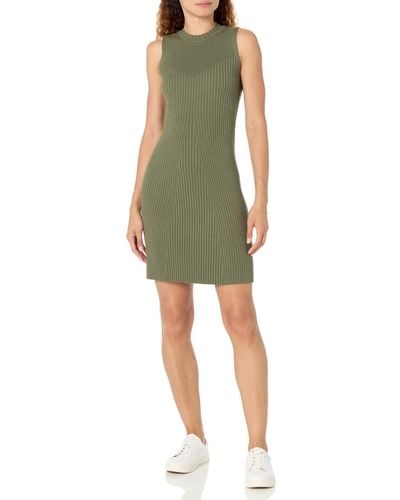 Guess Essential Allie Sleeveless Dress Sweater - Green