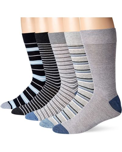 Amazon Essentials Patterned Socks - Grey