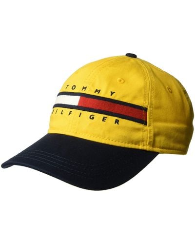 Tommy Hilfiger Dad Hat Avery Baseball Cap - Yellow