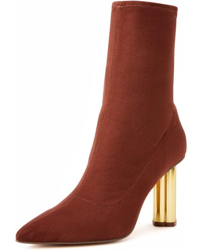 Katy Perry The Dellilah High Bootie Fashion Boot - Brown