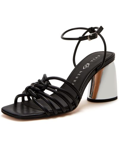 Katy Perry The Timmer Knotted Sandal Heeled - Black