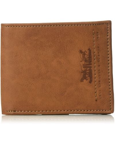 Levi's Rfid Traveler Wallet - Brown