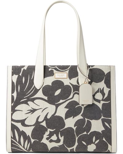 Kate Spade Heinz X Embellished Patent Large Tote - White