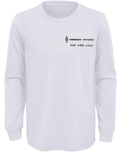 Umbro X Akomplice Uno Long Sleeve Tee T-shirt - White