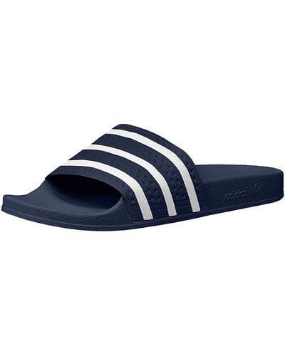 adidas Adilette Comfort Slides Slipper - Blue