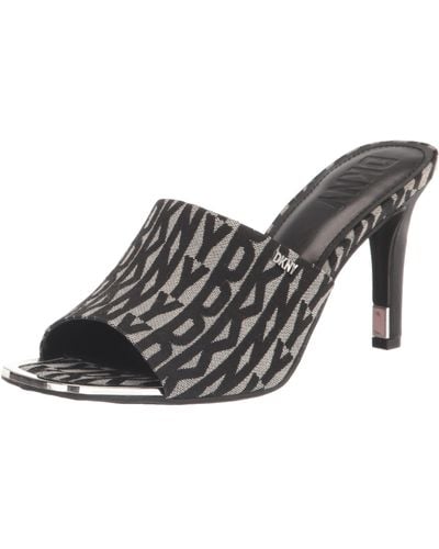 DKNY Everyday Stiletto Bronx-sandal Mule Heeled - Black