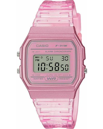 G-Shock Quartz Watch With Resin Strap - Pink
