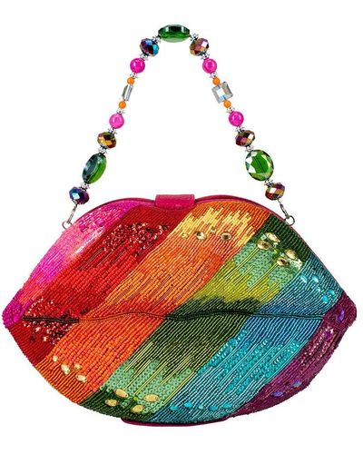 Mary Frances Rainbow Kisses Top Handle Bag - Multicolor