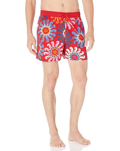 adidas Standard X Farm Unitefit Length Swim Shorts - Red