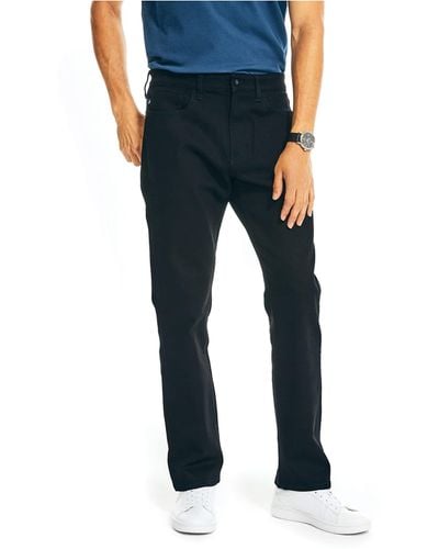 Nautica Mens Vintage Straight Stretch Denim Jeans - Black