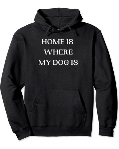 Nike Home Is Where My Dog Is Pullover Hoodie - Black